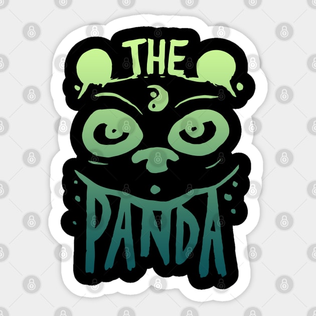 The Panda! Sticker by hybridgothica